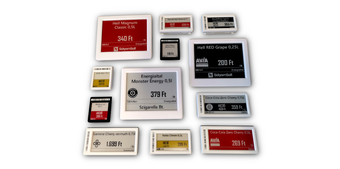 SoluM M2 Electronic Shelf Labels