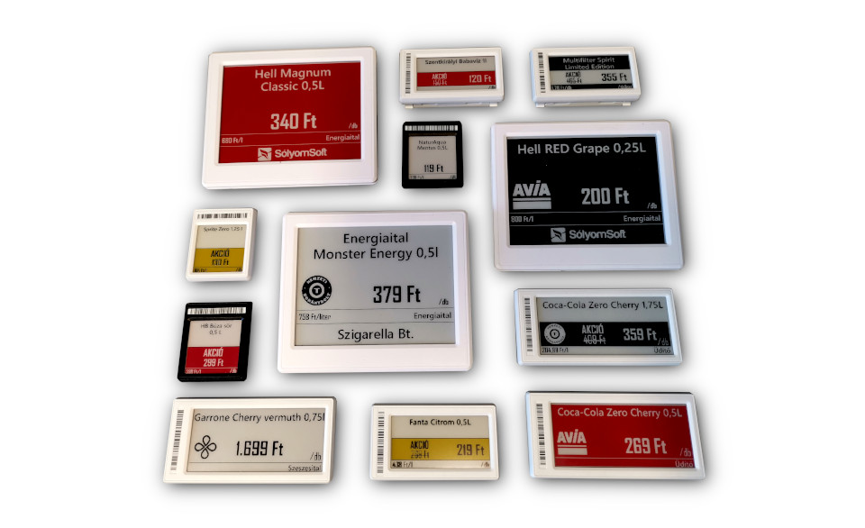 Electronic shelf label Integrated shelf label system