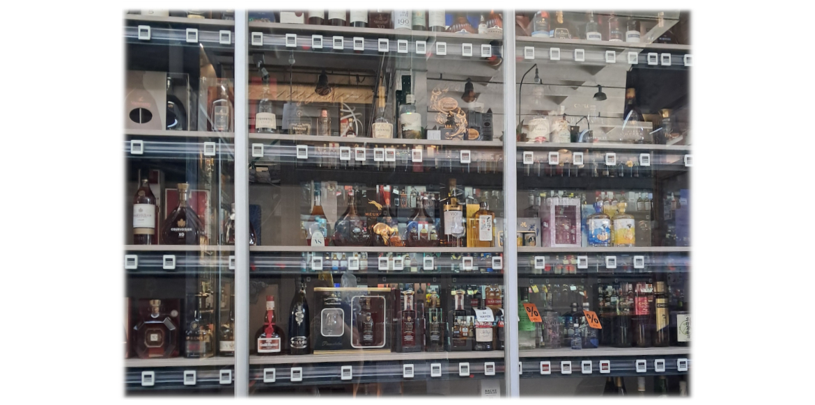 SoluM Newton Core in a retail store