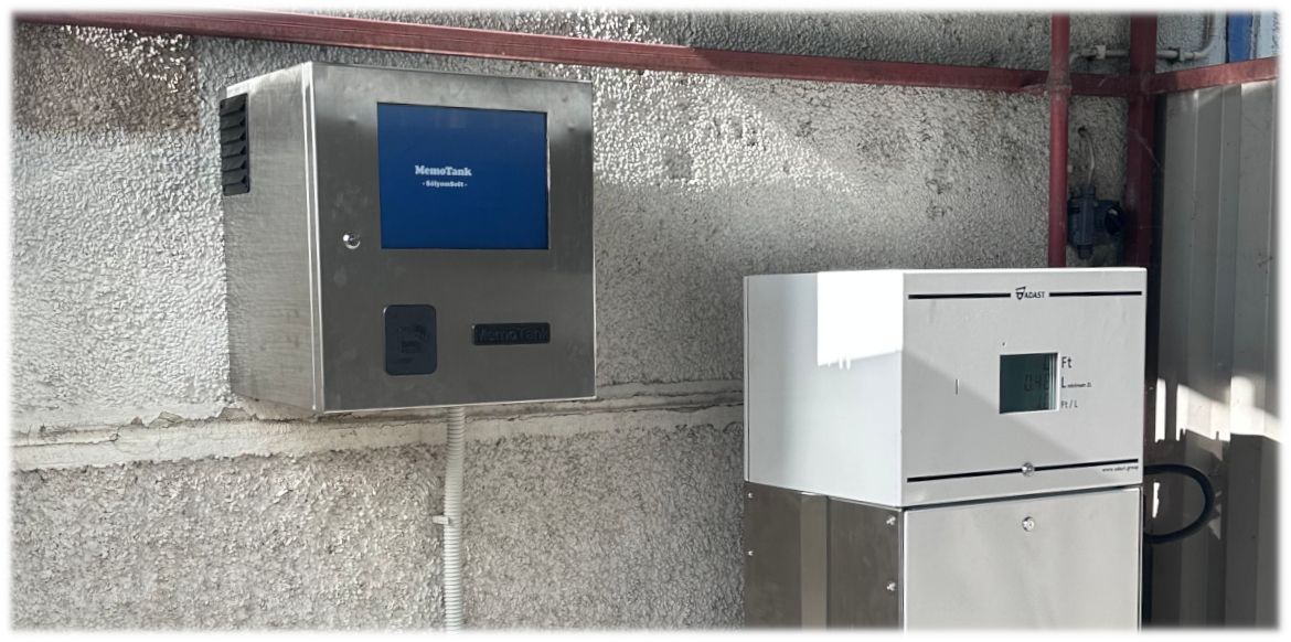 MemoTank II - Belső telepi tankoló automata