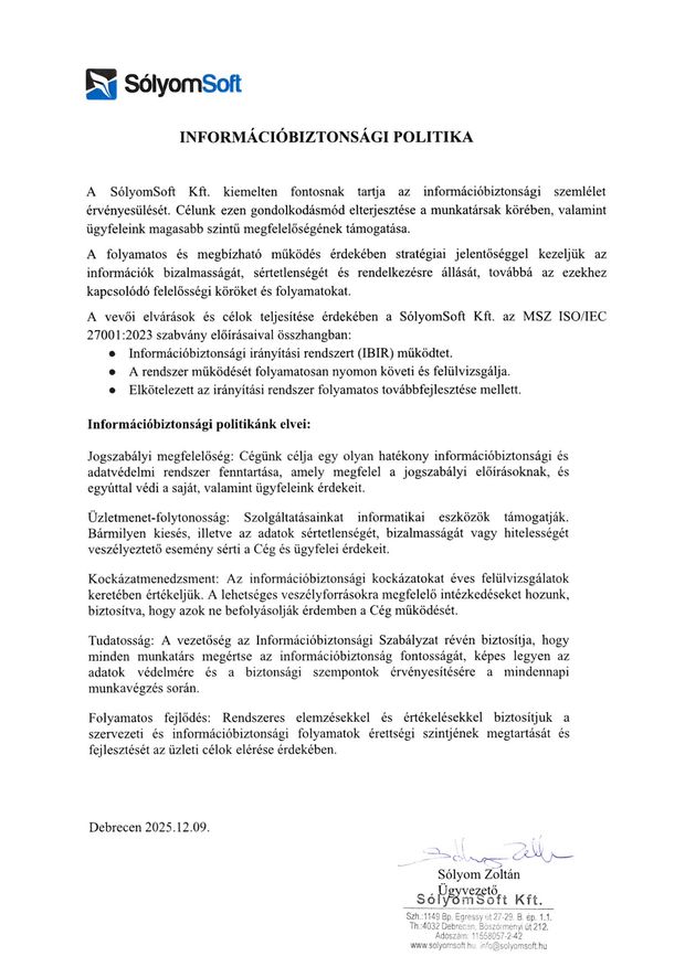 Implementing MSZ ISO/IEC 27001:2023